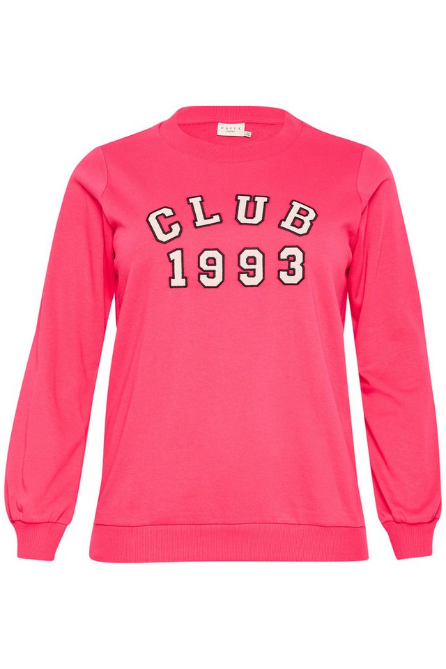 KAFFE Curve Fleecepullover Sweatshirt KCvioli plus von KAFFE Curve