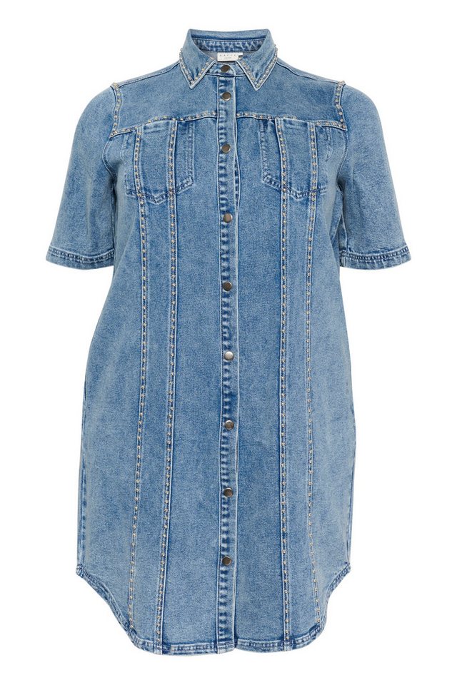 KAFFE Curve Jeanskleid Denimkleid KCdarina Große Größen von KAFFE Curve