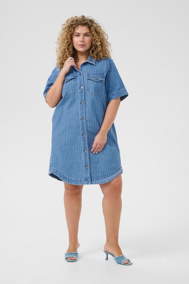 KAFFE Curve Jeanskleid Denimkleid KCreeca Große Größen von KAFFE Curve