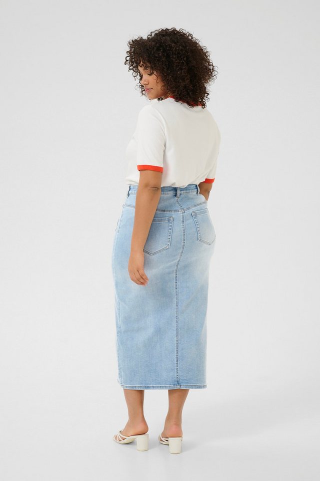 KAFFE Curve Jeansrock Denimrock KCsina Große Größen von KAFFE Curve
