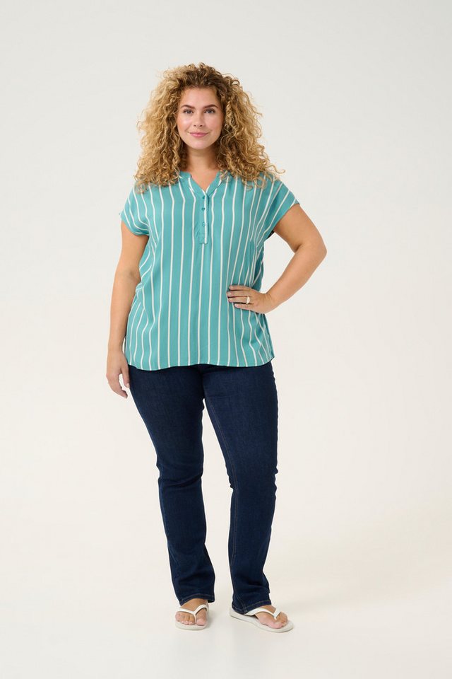 KAFFE Curve Kurzarmbluse Ärmellose Bluse KCsida Große Größen KAFFE Curve Kurzarmbluse Ärmellose Bluse KCsida Große Größen von KAFFE Curve
