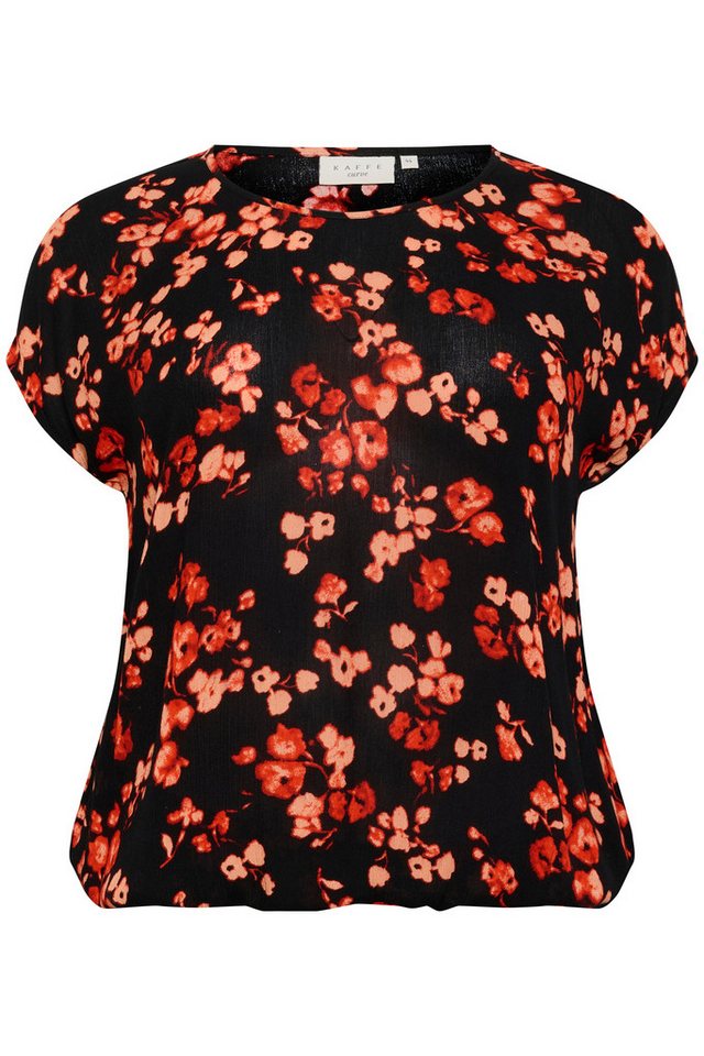 KAFFE Curve Kurzarmbluse Kurzarm-Bluse KCami Große Größen von KAFFE Curve