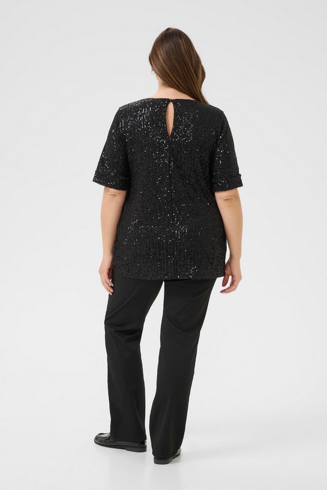 KAFFE Curve Kurzarmbluse Kurzarm-Bluse KClaila Große Größen von KAFFE Curve