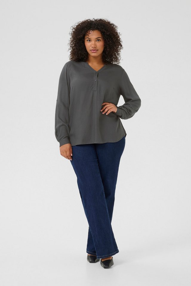 KAFFE Curve Langarmbluse KCsida LS Blouse Große Größen von KAFFE Curve
