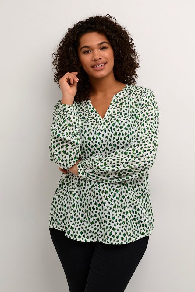KAFFE Curve Langarmbluse Langarm-Bluse KCjalu Große Größen KAFFE Curve Langarmbluse Langarm-Bluse KCjalu Große Größen von KAFFE Curve