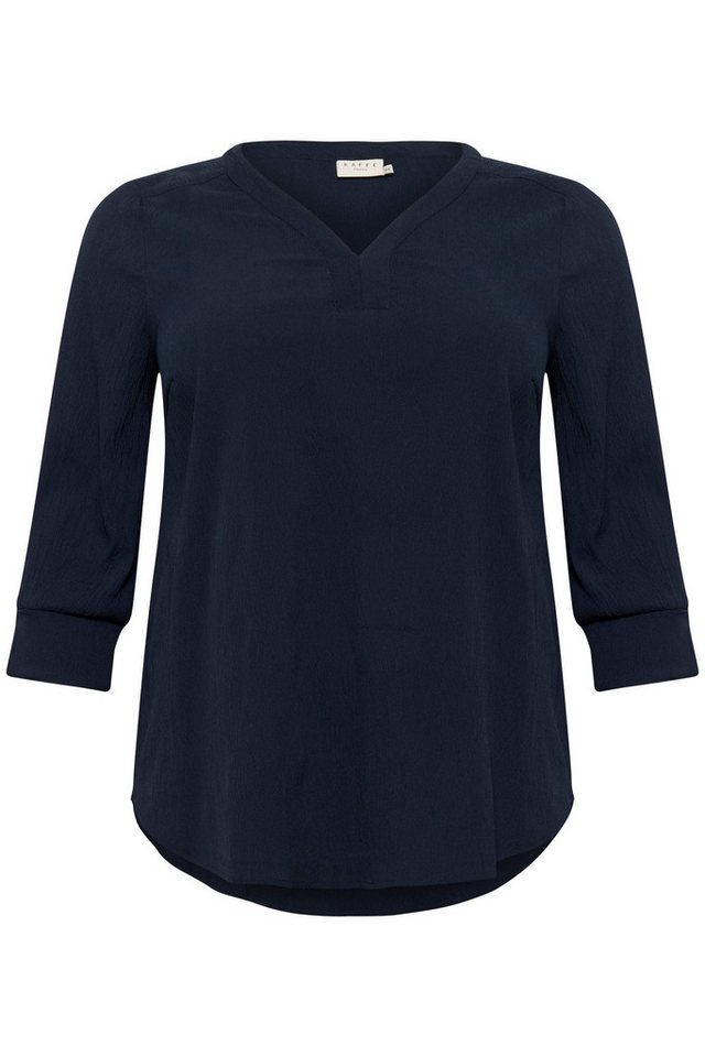 KAFFE Curve Langarmbluse Langarm-Bluse KClunda Große Größen von KAFFE Curve