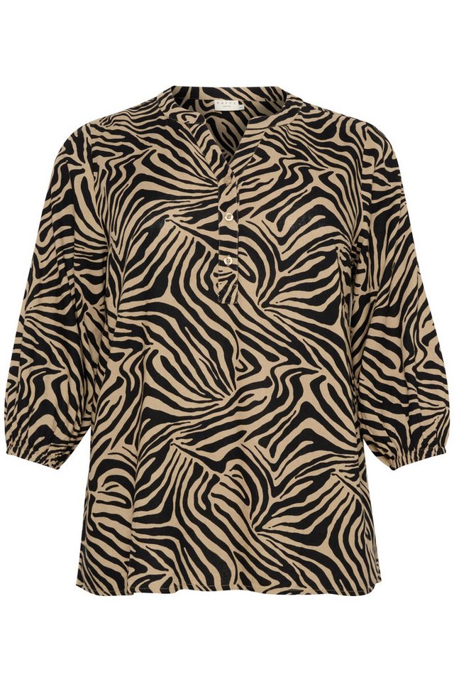 KAFFE Curve Langarmbluse Langarm-Bluse KCmille Große Größen von KAFFE Curve