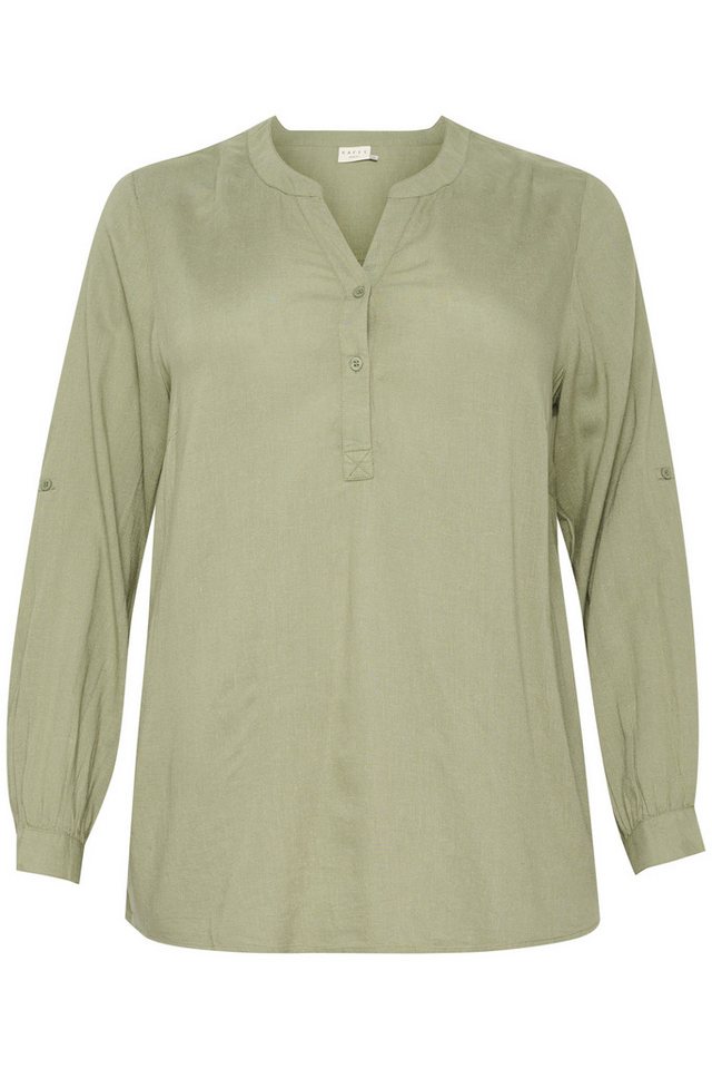 KAFFE Curve Langarmbluse Langarm-Bluse KCmille Große Größen von KAFFE Curve