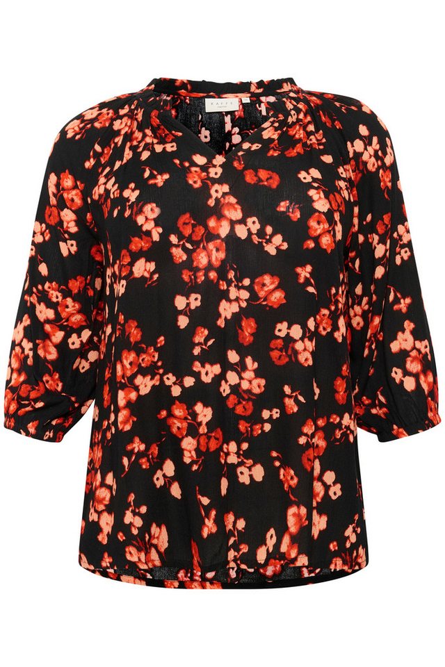 KAFFE Curve Langarmbluse Langarm-Bluse KCtrine Große Größen KAFFE Curve Langarmbluse Langarm-Bluse KCtrine Große Größen von KAFFE Curve