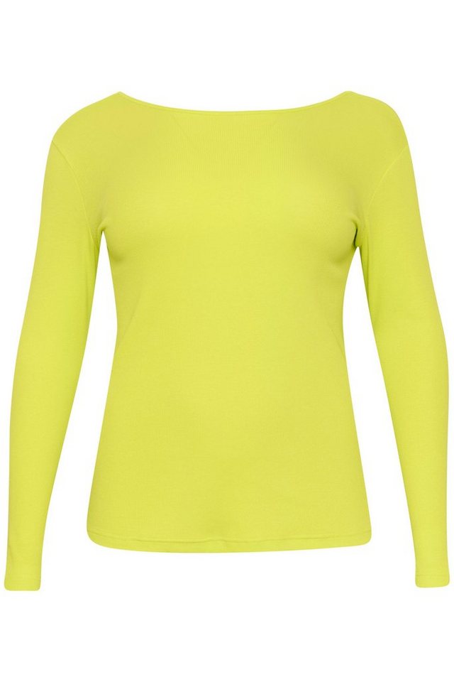 KAFFE Curve Langarmbluse Langarm-Shirt KCcarina Große Größen von KAFFE Curve