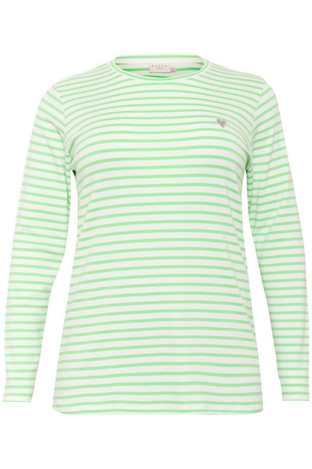 KAFFE Curve Langarmbluse Langarm-Shirt KClia Große Größen von KAFFE Curve