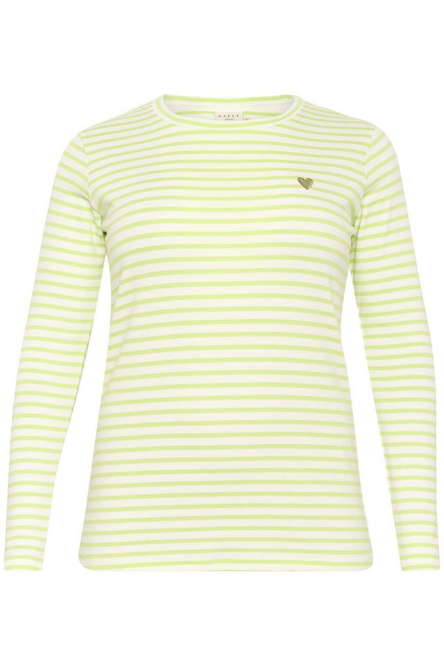 KAFFE Curve Langarmbluse Langarm-Shirt KClia Große Größen von KAFFE Curve