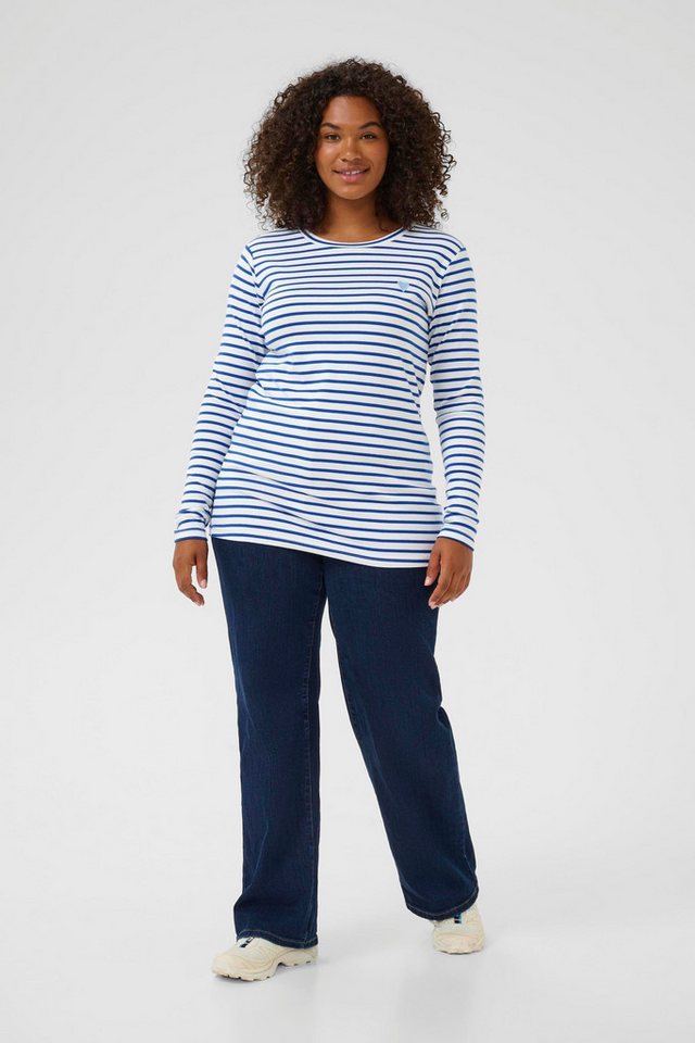 KAFFE Curve Langarmbluse Langarm-Shirt KClia Große Größen KAFFE Curve Langarmbluse Langarm-Shirt KClia Große Größen von KAFFE Curve