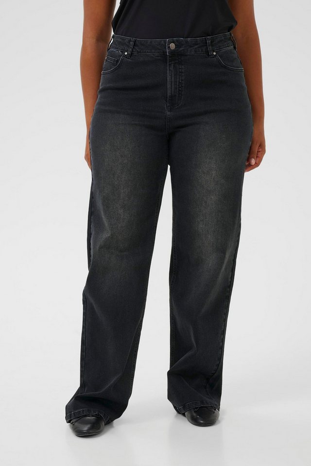 KAFFE Curve Regular-fit-Jeans Jeans KCflora Große Größen von KAFFE Curve