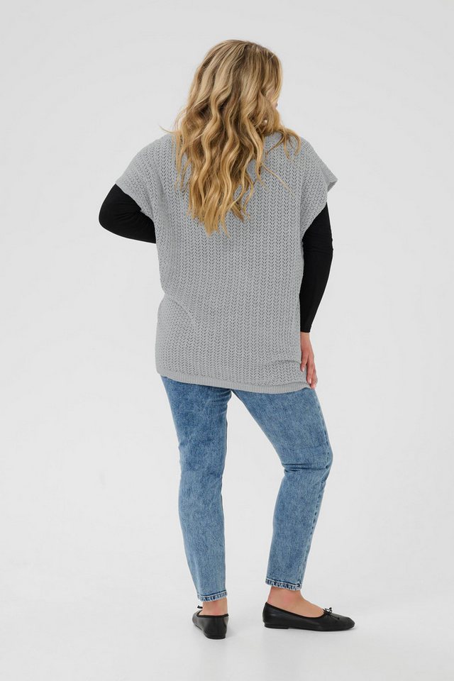 KAFFE Curve Strickponcho Poncho KCrosa plus von KAFFE Curve