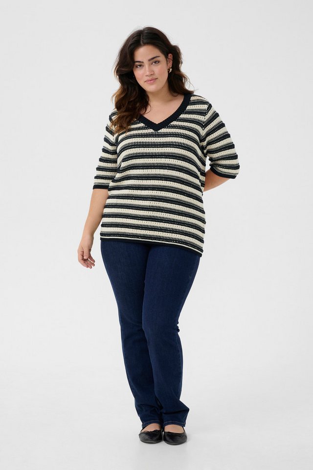 KAFFE Curve Strickpullover Strickpullover KCstina Große Größen KAFFE Curve Strickpullover Strickpullover KCstina Große Größen von KAFFE Curve