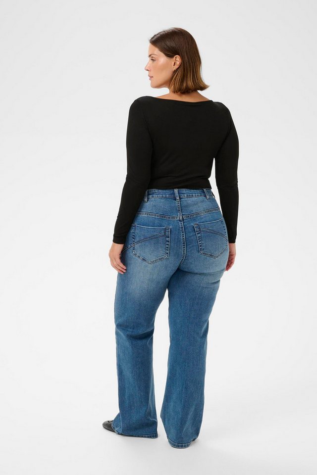 KAFFE Curve T-Shirt T-shirt KCyika Große Größen von KAFFE Curve