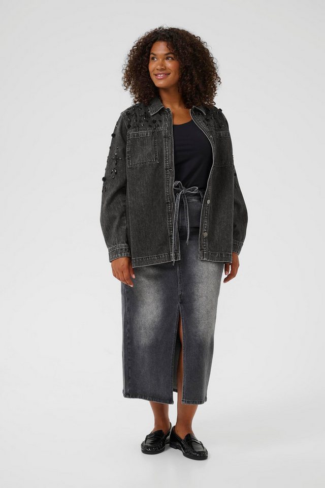 KAFFE Curve Wintermantel Jacke KCjaida Große Größen von KAFFE Curve