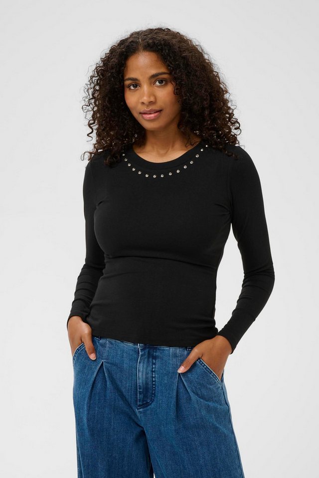 KAFFE Blusentop Kurzarm-Bluse KAmarty von KAFFE