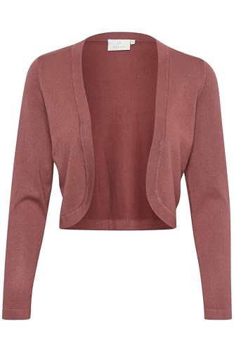 KAFFE Bolero Astrid Damen Bolero Astrid Elegant Jäckchen Langarm Cardigan Bolerojacke XL, Apple Butter von KAFFE