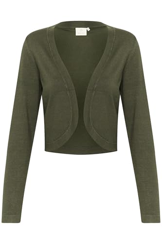 KAFFE Bolero Astrid Damen Bolero Astrid Elegant Jäckchen Langarm Cardigan Bolerojacke M, Forest Night von KAFFE