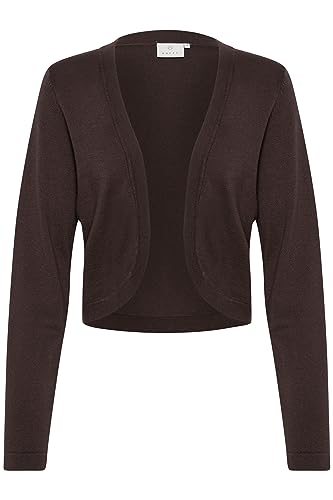 KAFFE Bolero Astrid Damen Bolero Astrid Elegant Jäckchen Langarm Cardigan Bolerojacke Java XXL von KAFFE