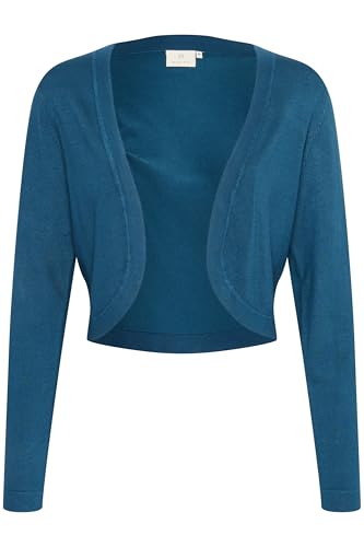 KAFFE Bolero Astrid Damen Bolero Astrid Elegant Jäckchen Langarm Cardigan Bolerojacke L, Legion Blue von KAFFE