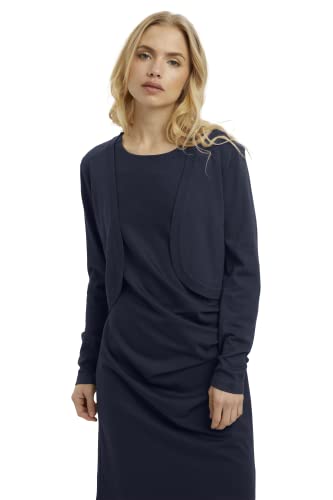 KAFFE Bolero Astrid Damen Bolero Astrid Elegant Jäckchen Langarm Cardigan Bolerojacke S, Midnight Marine von KAFFE