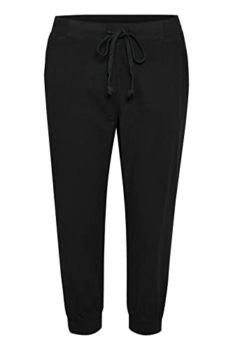 KAFFE Caprihose Naya Caprihose Damen Sommer Casual 3/4 Sommerhose High Waist Capri Hose Mit Kordelzug Black deep 36 KAFFE Caprihose Naya Caprihose Damen Sommer Casual 3/4 Sommerhose High Waist Capri Hose Mit Kordelzug Black deep 36 von KAFFE