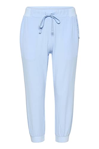 KAFFE Caprihose Naya Caprihose Damen Sommer Casual 3/4 Sommerhose High Waist Capri Hose Mit Kordelzug Windsurfer 42 von KAFFE