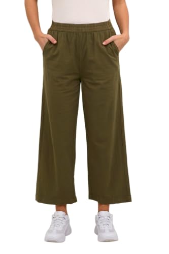 KAFFE Casual Hose KAnaya Damen Casual Hose Culotte Weites Bein Hohe Taille Capri Damenhose Grape Leaf 46 KAFFE Casual Hose KAnaya Damen Casual Hose Culotte Weites Bein Hohe Taille Capri Damenhose Grape Leaf 46 von KAFFE