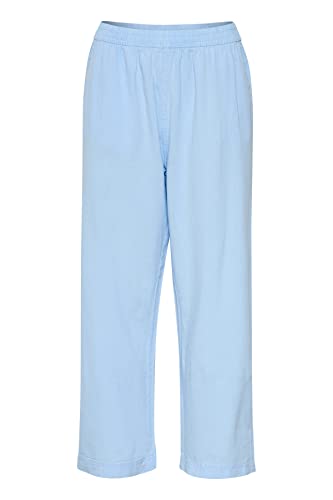 KAFFE Casual Hose KAnaya Damen Casual Hose Culotte Weites Bein Hohe Taille Capri Damenhose 38, Windsurfer von KAFFE