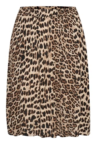 KAFFE Damen, High-Waisted Above Knielänge, A-Linie Fit, elastische Taille Skirt, Classic Leopard, 38 KAFFE Damen, High-Waisted Above Knielänge, A-Linie Fit, elastische Taille Skirt, Classic Leopard, 38 von KAFFE