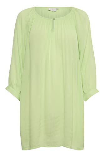 KAFFE Damen Amber Tunic Shirt, Paradise Green, 34 von KAFFE