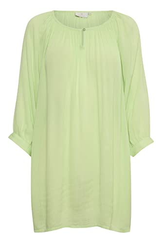 KAFFE Damen Amber Tunic Shirt, Paradise Green, 40 von KAFFE