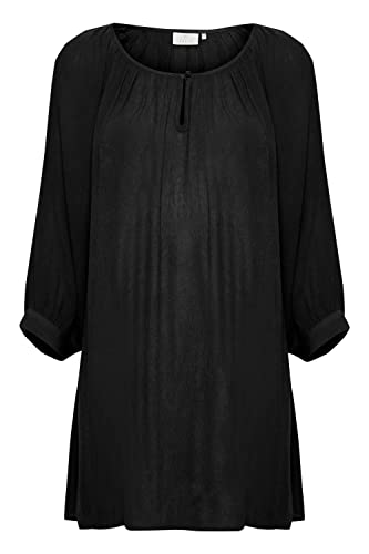 KAFFE Tunika Amber Damen Tunika Amber 3/4 Arm Casual Shirt Rundhals 36, Black deep von KAFFE