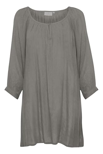 KAFFE Tunika Amber Damen Tunika Amber 3/4 Arm Casual Shirt Rundhals 40, Smoked Pearl von KAFFE