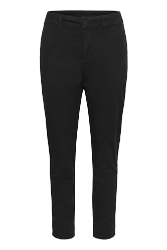 KAFFE Pants Suiting KAmette Damen Hose Elegant Elastische Taille Casual Anzughose Black Deep 42 von KAFFE