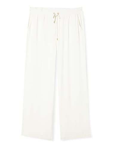 KAFFE Damen KAliny Wide Pants Freizeithosen, Chalk, 40 von KAFFE