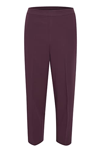 Kaffe Damen KAsakura HW Cropped Pants Hose, Winetasting, 34 von KAFFE