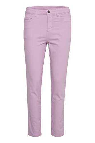 KAFFE Damen KAzelina 7/8 Jeans, Lupine, 42 von KAFFE