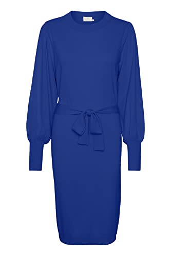 KAFFE Damen Kajess Knit Casual Dress, Mazarinblau, X-Large von KAFFE