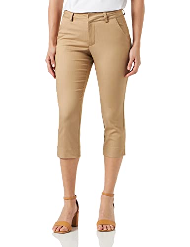 KAFFE Damen Kalea Capri Casual Pants, Classic Sand, 36 von KAFFE