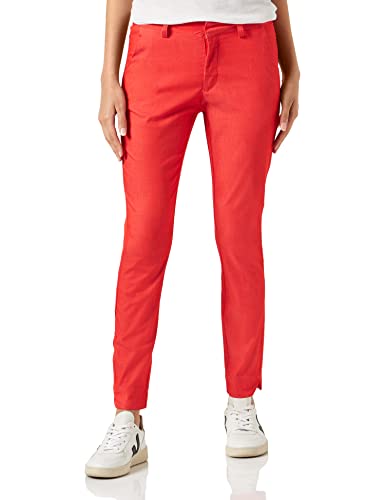 Kaffe Damen Kalea Chino Pant Hose, Fiery Red, 42 von KAFFE