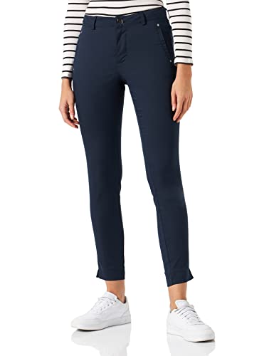 Kaffe Damen Kalea Rivet Pants Freizeithosen, Midnight Marine, 38 von KAFFE