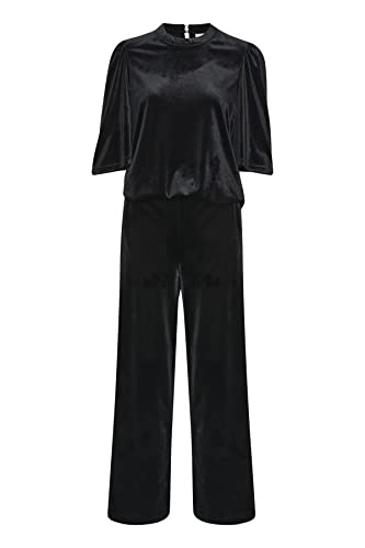 KAFFE Damen Kamilla Jumpsuit, Black Deep, 38 von KAFFE