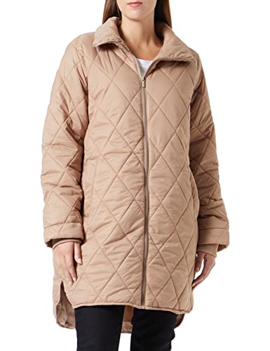 KAFFE Damen Long Sleeves Padded High Neck Quilted Jacket, Amphora, 38 von KAFFE