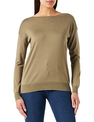 KAFFE Damen Mala Knit Loose Fit Langarm Pullover Sweater, Mermaid, (170618), 36 von KAFFE