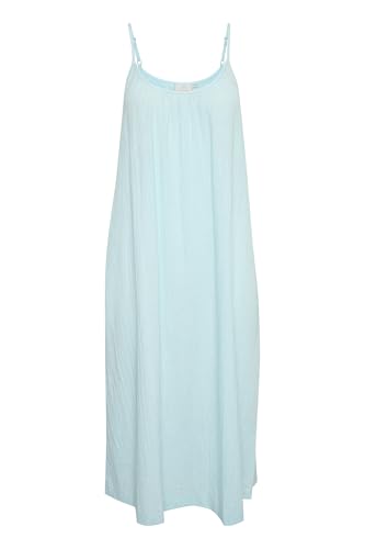 KAFFE Damen Maxikleid, Spaghetti-Riemen, gerundeter Hals, lässig, mit Taschen Kleid, Atomizer, 40 von KAFFE