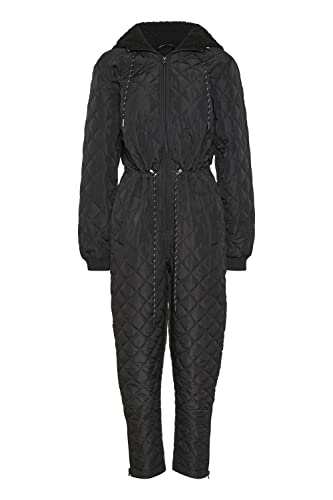 KAFFE Damen Quilted Jumpsuit Onesies Jacke One Piece Fluganzug Damen Quilted Jumpsuit Onesies Jacke One Piece Fluganzug Black Deep L von KAFFE